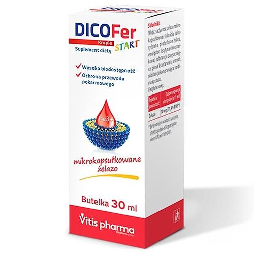 Miniaturka artykułu - Dicofer Start krople, 30 ml