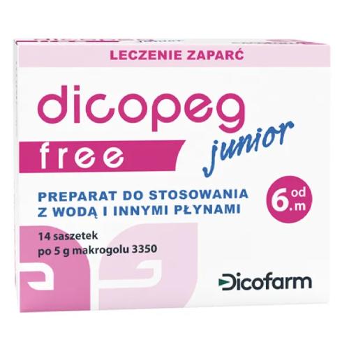 Miniaturka artykułu - Dicopeg Junior Free, 14 saszetek
