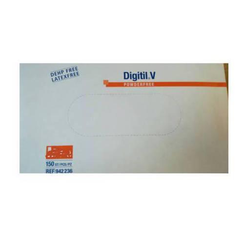 Miniaturka artykułu - Digitil Rękawice diagnostyczne rozmiar L, 150szt.