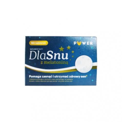 Miniaturka artykułu - DlaSnu z melatoniną, 60 tabl.