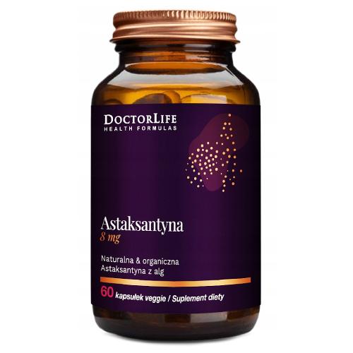 Miniaturka artykułu - Doctor Life Astaksantyna 8mg, 60kaps.