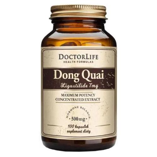 Miniaturka artykułu - DOCTOR LIFE Dong Quai 500 mg, 100 kaps.