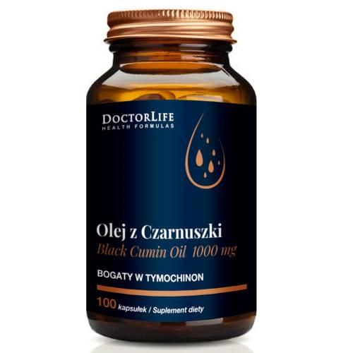 Miniaturka artykułu - Doctor Life Olej z czarnuszki, 100 kaps.