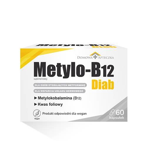 Miniaturka artykułu - DOMOWA APTECZKA Metylo-B12 Diab, 60 kaps.