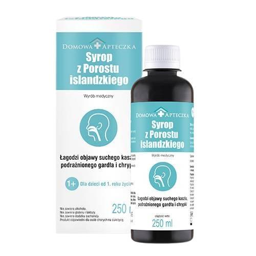 Miniaturka artykułu - DOMOWA APTECZKA Syrop z porostu islandzkiego, 250ml