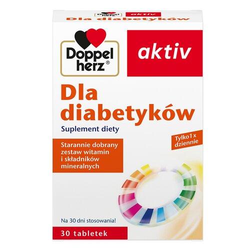 Miniaturka artykułu - DOPPELHERZ AKTIV Dla diabetyk&oacute;w - 30 tabl