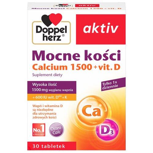 Miniaturka artykułu - DOPPELHERZ Aktiv Mocne kości - 30 tabletek