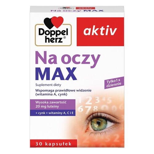Miniaturka artykułu - DOPPELHERZ AKTIV Na oczy MAX, 30 kapsułek