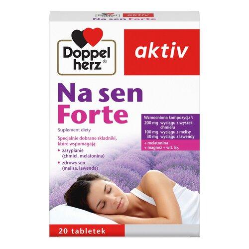 Miniaturka artykułu - Doppelherz aktiv Na sen Forte - 20 tabletek