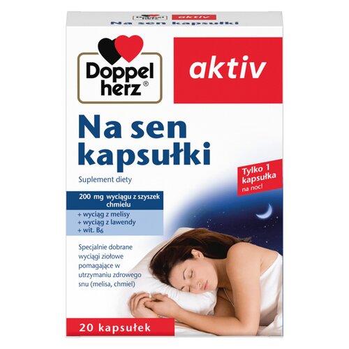 Zdjęcie produktu - DOPPELHERZ AKTIV Na sen kapsułki - 20 kapsułek