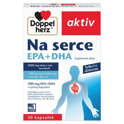 Miniaturka artykułu - DOPPELHERZ AKTIV Na serce DHA+EPA, 30 kapsułek