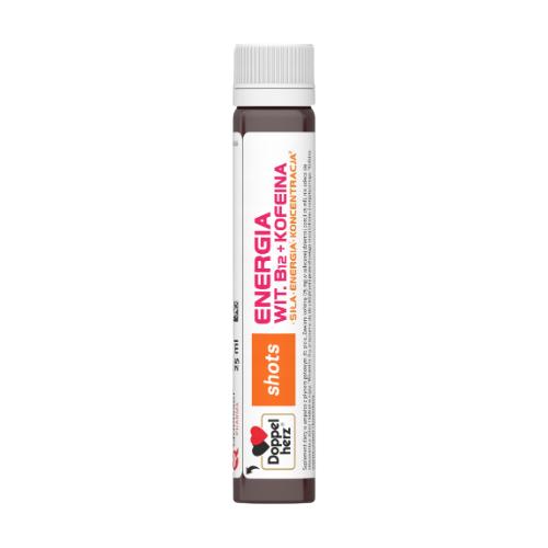 Miniaturka artykułu - DOPPELHERZ SHOTS Energia witamina B12 + Kofeina, 25ml