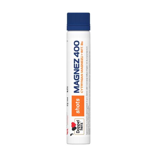 Miniaturka artykułu - DOPPELHERZ SHOTS Magnez 400 cytrynian magnezu + witamina B6, 25ml