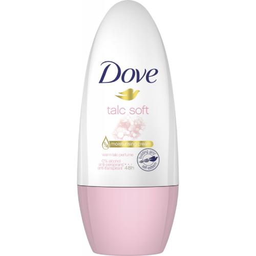 Miniaturka artykułu - DOVE Woman Talc Soft Antyperspirant w kulce dla kobiet, 50ml