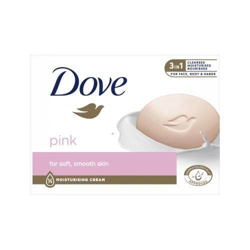 Dove Kremowe mydło w kostce Pink, 90 g