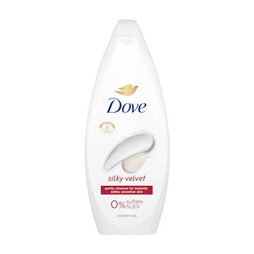 DOVE Silky Velvet Żel pod Prysznic, 450 ml