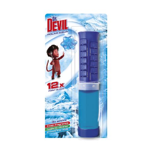 Miniaturka artykułu - Dr. DEVIL Punktowy żel do WC Polar Aqua, 75ml
