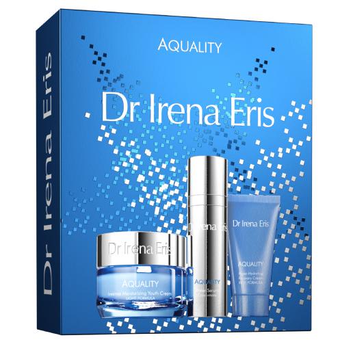 Miniaturka artykułu - DR IRENA ERIS AQUALITY Zestaw Intensywnie nawilżający krem na dzień i na noc, 50ml + Głęboko nawilżający krem na dzień i na noc, 30ml + Serum-koncentrat, 30ml