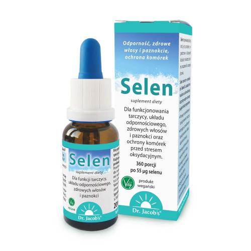 Miniaturka artykułu - Dr. Jacob's Selen krople, 20 ml
