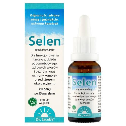 Miniaturka artykułu - Dr. Jacob's Selen krople, 20 ml