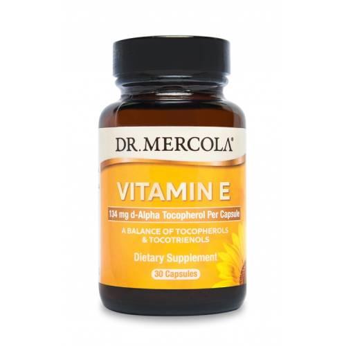 Miniaturka artykułu - DR. MERCOLA Witamina E, 30 kaps.