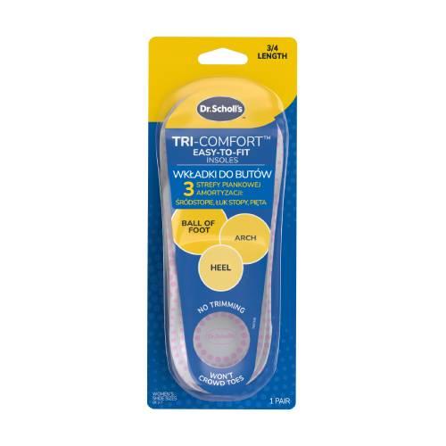 Miniaturka artykułu - Dr. Scholl's Wkładki do but&oacute;w Tri-Comfort rozmiar 40-46, 1 para
