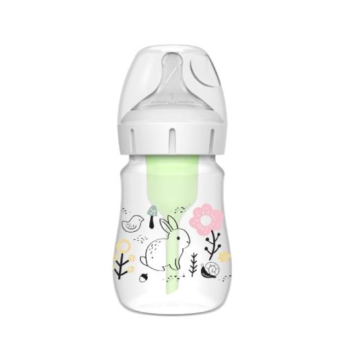 Miniaturka artykułu - Dr Brown's Butelka antykolkowa Options+ szeroka szyjka, dla noworodk&oacute;w Las 150ml