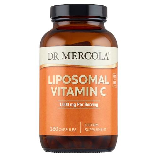 Miniaturka artykułu - DR.MERCOLA Witamina C, 180 kaps.