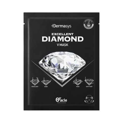 Miniaturka artykułu - Dr. Oracle Excellent diamond V mask Dwustopniowa maska liftingująca z pyłem diamentowym, 35 g