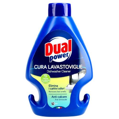 Miniaturka artykułu - Dual Power Płyn do czyszczenia zmywarki, 250 ml USZKODZONA ETYKIETA PRODUKTU