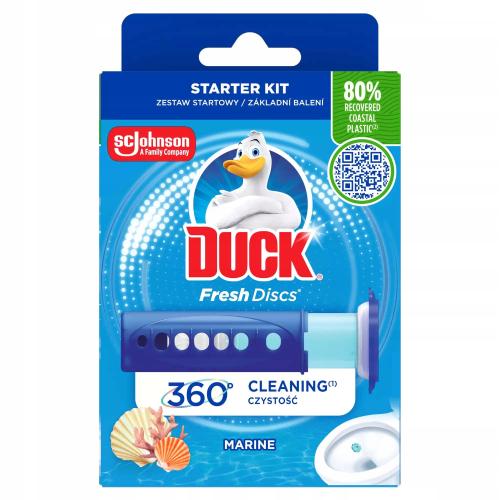 Miniaturka artykułu - Duck Fresh Discs Żelowy krążek do toalety Morski, 6 szt.
