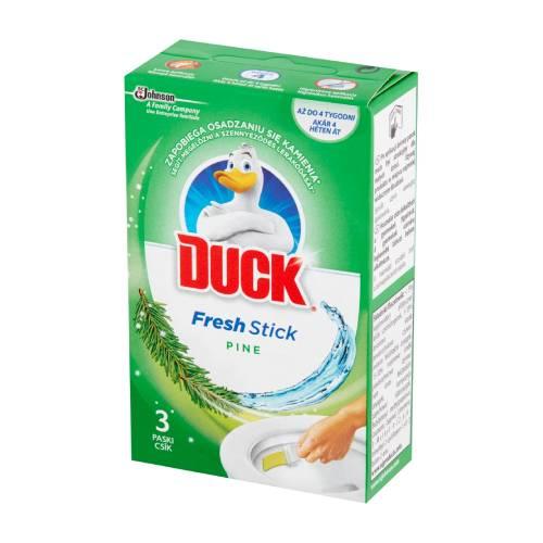 Miniaturka artykułu - Duck Fresh Stick Pine Żelowe paski do toalet, 27 g (3 x 9 g)