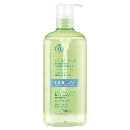 Miniaturka artykułu - DUCRAY EXTRA-DOUX Szampon nawilżający do częstego stosowania, 400ml