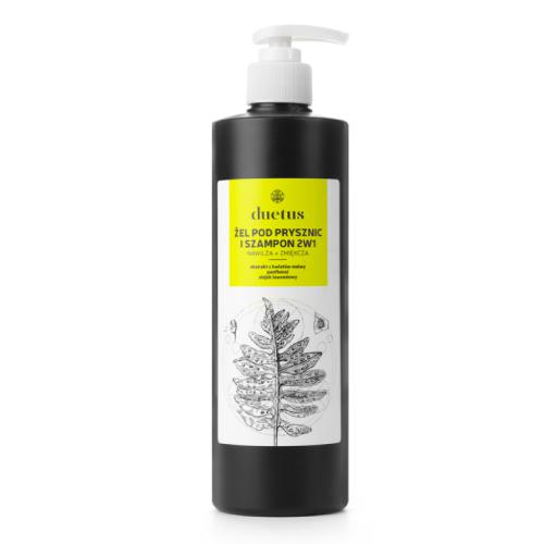 Miniaturka artykułu - DUETUS żel pod prysznic i szampon 2w1, 500ml