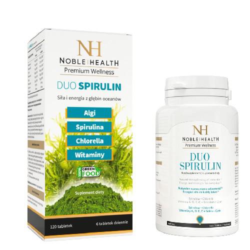 DUO SPIRULIN Noble Health - 120 tabletek