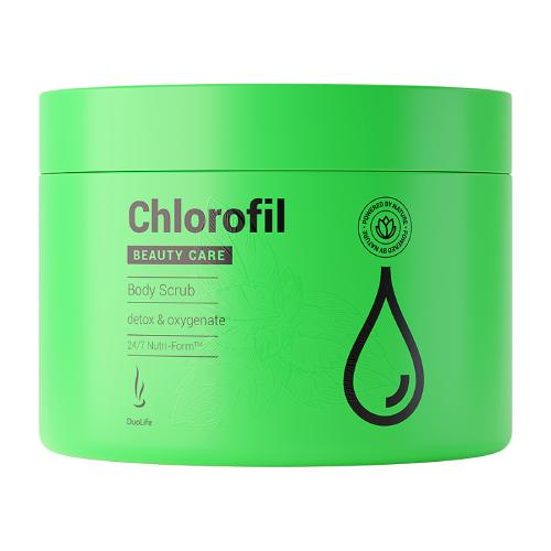 Miniaturka artykułu - DuoLife Beauty Care Chlorofil Body Scrub Cukrowy peeling do ciała, 200ml