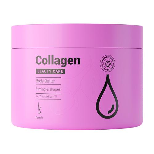 Miniaturka artykułu - DuoLife Beauty Care Collagen Ujędrniające masło do ciała z kolagenem, 200ml