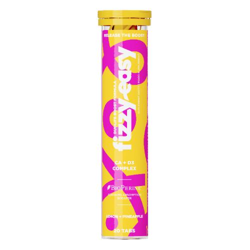 Miniaturka artykułu - DuoLife Boost Formula Fizzy Easy Ca+D3 Complex, 20 tabletek musujących