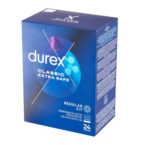 Miniaturka artykułu - DUREX Extra Safe Prezerwatywy Wzmocnione, 24szt.