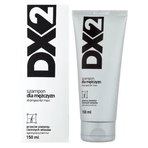 DX2 Szampon dla mężczyzn przeciw siwieniu ciemnych włos&oacute;w, 150 ml