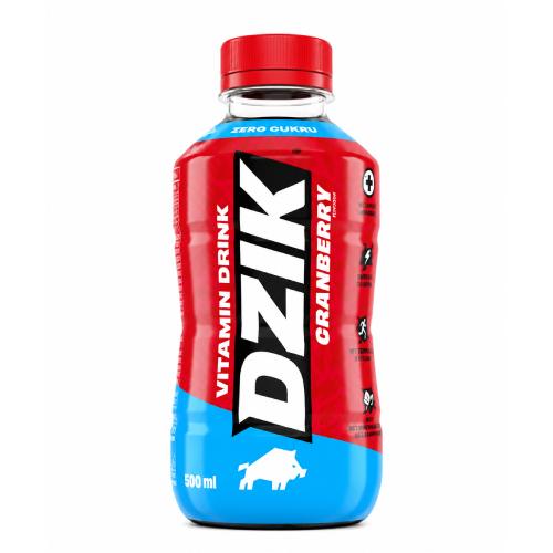 Miniaturka artykułu - Dzik Vitamin Drink Cranberry Nap&oacute;j niegazowany o smaku żurawinowym, 500 ml
