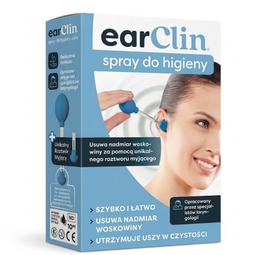 Miniaturka artykułu - EarClin Spray do higieny uszu, 10 ml