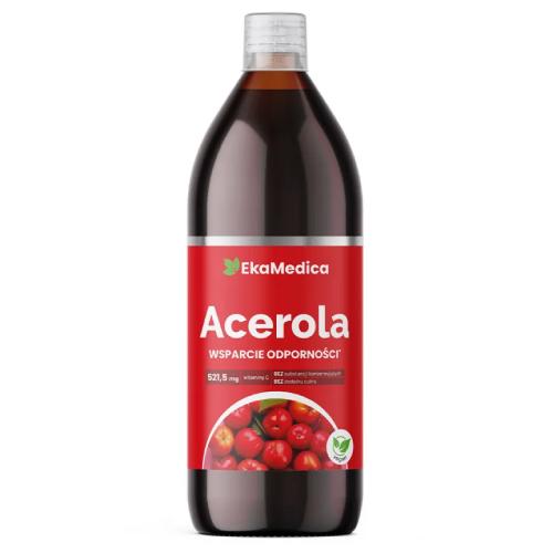 Miniaturka artykułu - EkaMedica Acerola Sok, 1 l 