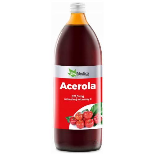 Miniaturka artykułu -  EkaMedica Acerola sok, 500 ml 