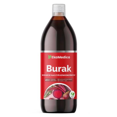 Miniaturka artykułu - EkaMedica Burak sok, 1000ml
