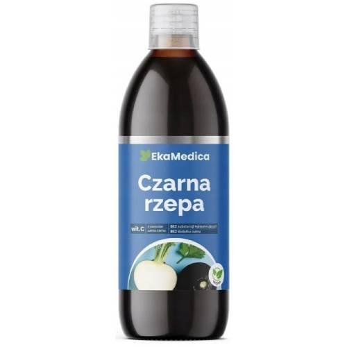 Miniaturka artykułu - EkaMedica  Czarna Rzepa Sok, 500 ml