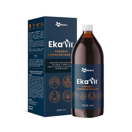Miniaturka artykułu - EkaMedica EKAVIT Energia i Koncentracja, 1l