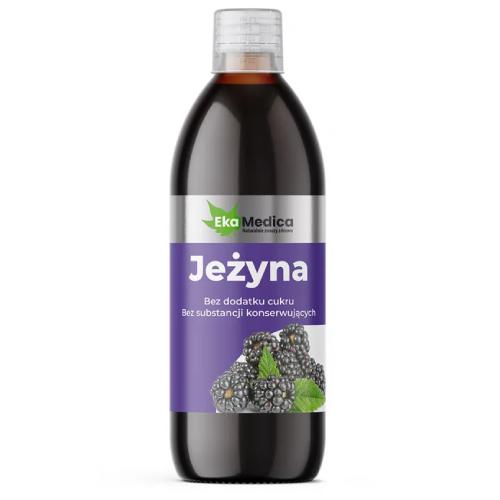 Miniaturka artykułu - EkaMedica Jeżyna sok, 500ml