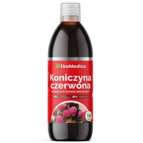 Miniaturka artykułu - Ekamedica Koniczyna Czerwona Sok, 500 ml