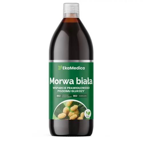 Miniaturka artykułu - EkaMedica Morwa biała Sok, 500 ml